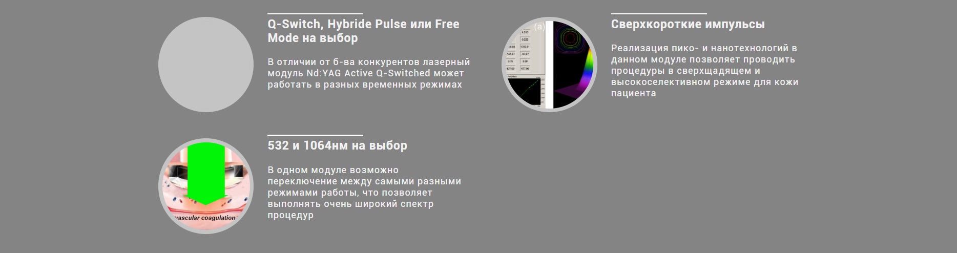 Преимущества Nd:YAG Q-Switch